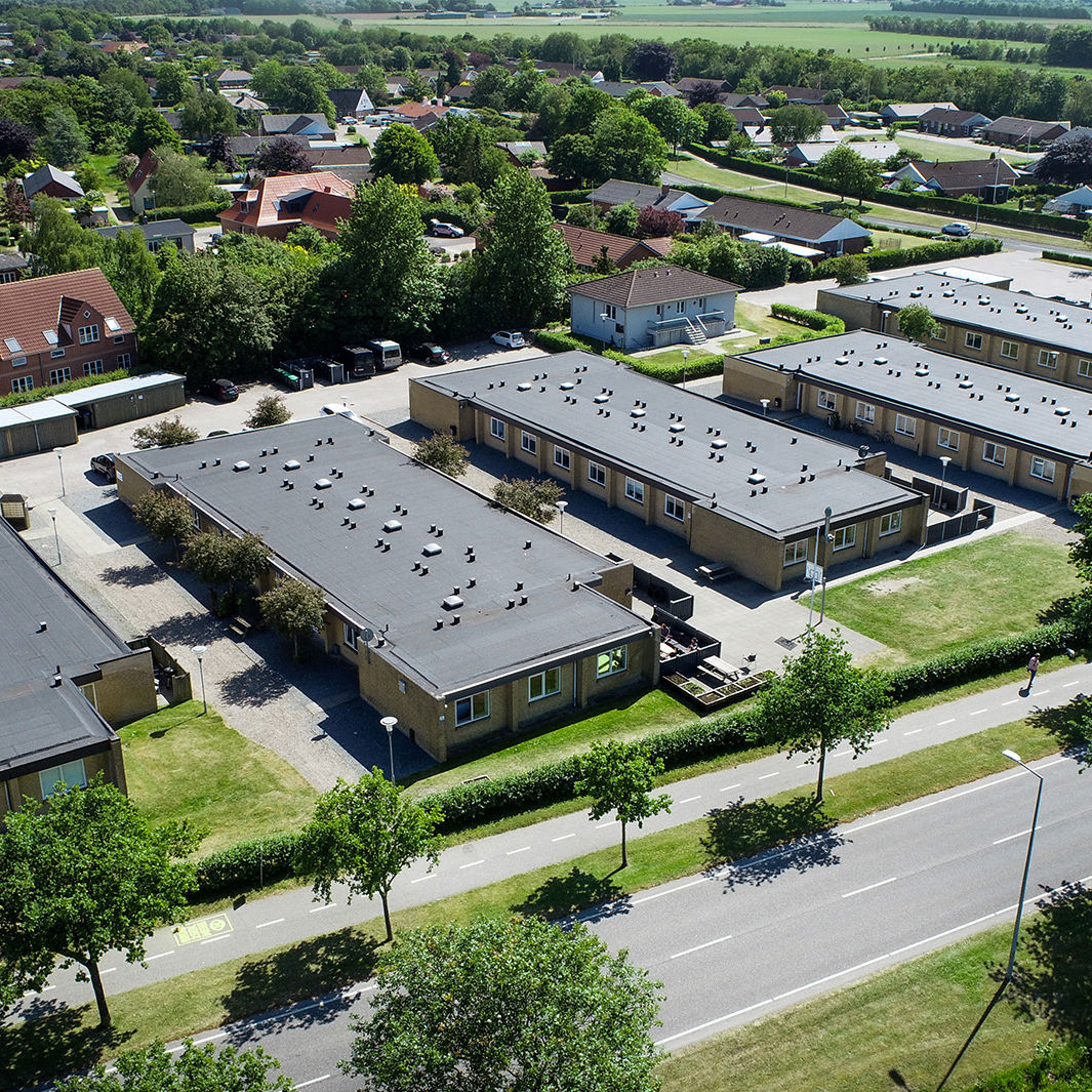 Børnecenter Tønder set fra luften